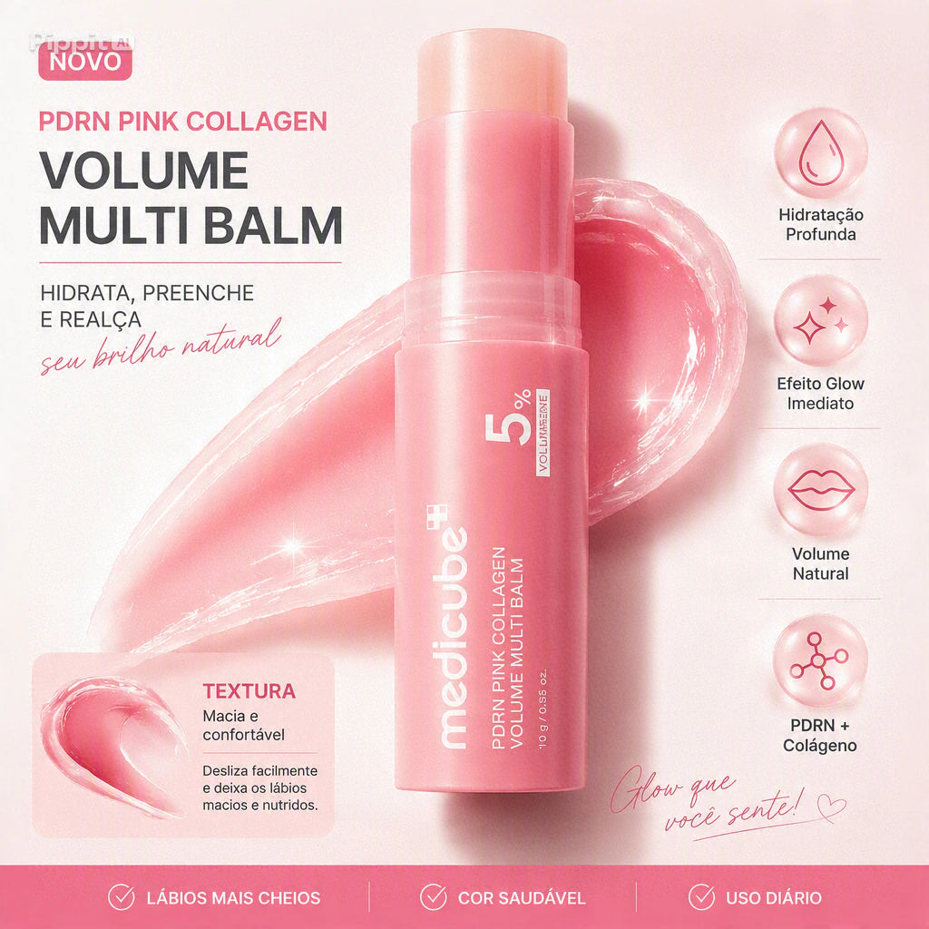 Medicube PDRN Pink Collagen Stick – Cuidado Facial Coreano con Colágeno